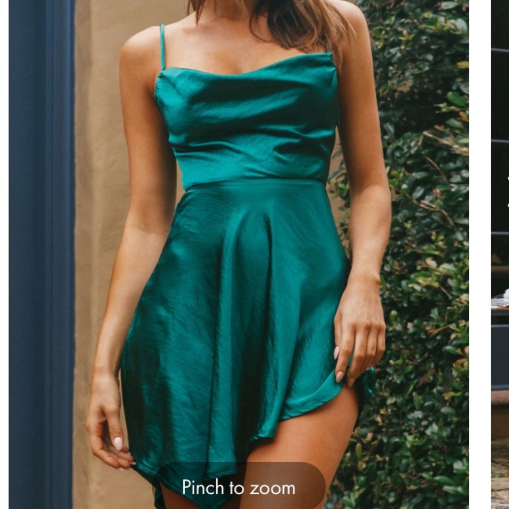 Green Mini Dress